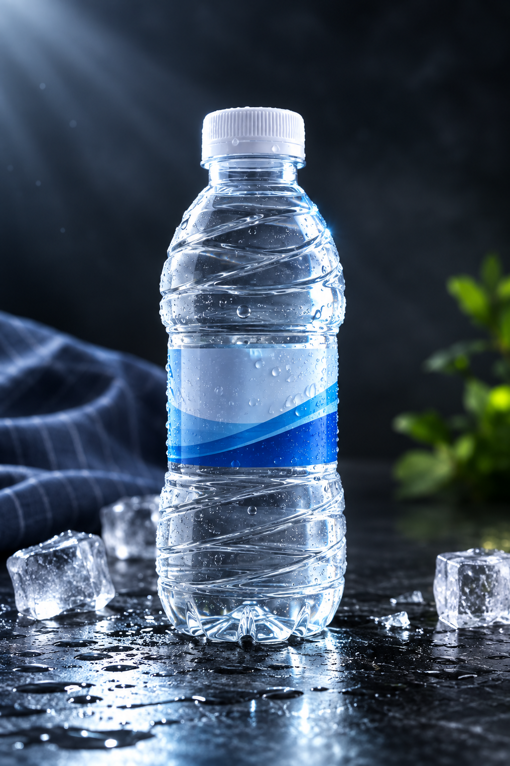 زجاجة ماء صغيرة